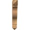 Ekena Millwork Funston Arts & Crafts Smooth Bracket, Western Red Cedar, 3 1/2"W x 18"D x 22"H BKT04X18X22FST03SWR - alternate 4